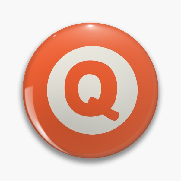 Item preview, letter q orange designed and sold by ZiphGames.
