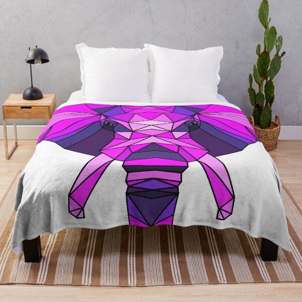 Item preview, Geometric Elephant - Purple designed and sold by Geometricshow.