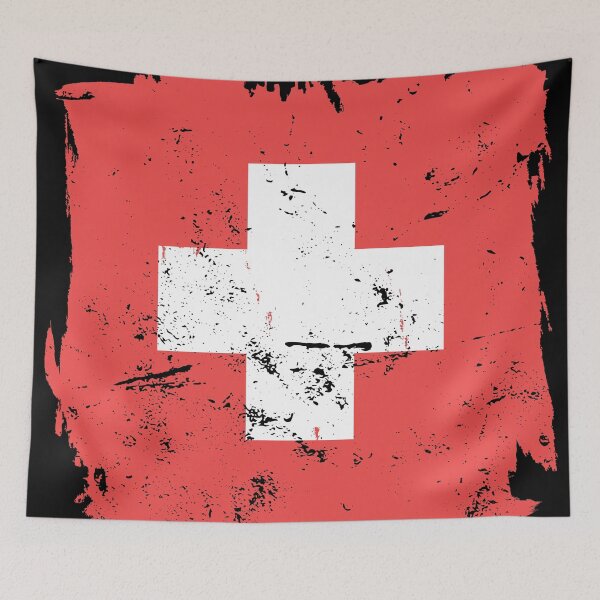 Item preview, Swiss Flag for Swiss people and everyone who loves Switzerland designed and sold by Helvetioes.