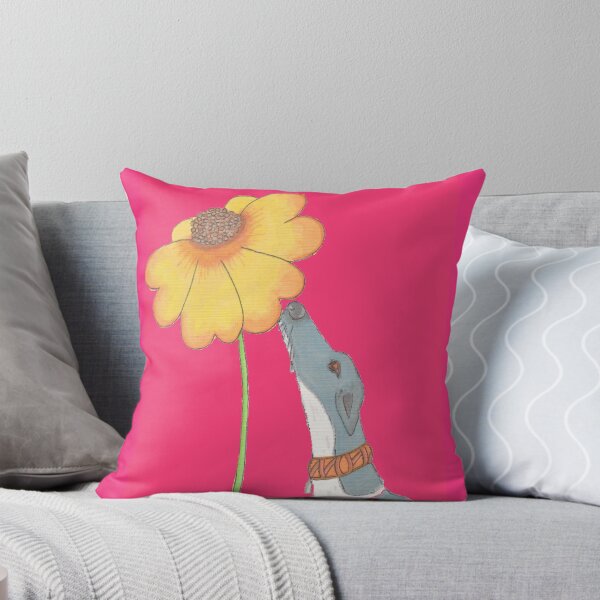 Item preview, Just Sniffing Sunshine on Pink  designed and sold by JaneWrenArt.