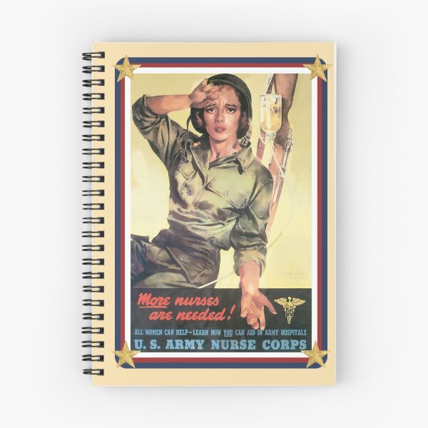 Aperçu de l'œuvre Corps d'infirmières de l'armée américaine vintage 2 créée et vendue par SpiceTree.