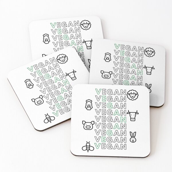 Item preview, VEGANISM IS A FRIEND OF ANIMALS designed and sold by Thaispectacular.