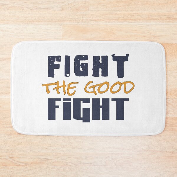 Item preview, Distressed fight the good fight text design designed and sold by Bees-Honey-Gift.