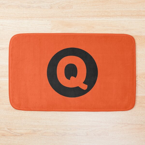 Item preview, letra q naranja designed and sold by ZiphGames.