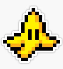 8-Bit Nintendo Mario Kart Banana Peel Sticker