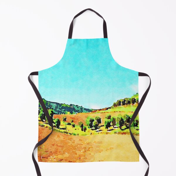 Item preview, Calabrian landscape with plowed field and row of olive trees designed and sold by Giuseppe Cocco.