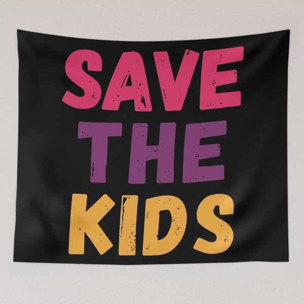 Item preview, #savethechildren, save the kids,end the silence, Save the kids tshirt, save the children mask, save our children protest, end human trafficking designed and sold by Rizwandogar.