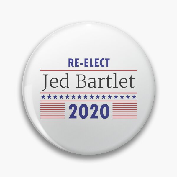 Item preview, Re-Elect Jed Bartlet 2020 Stars and Stripes designed and sold by PsychicCatStore.