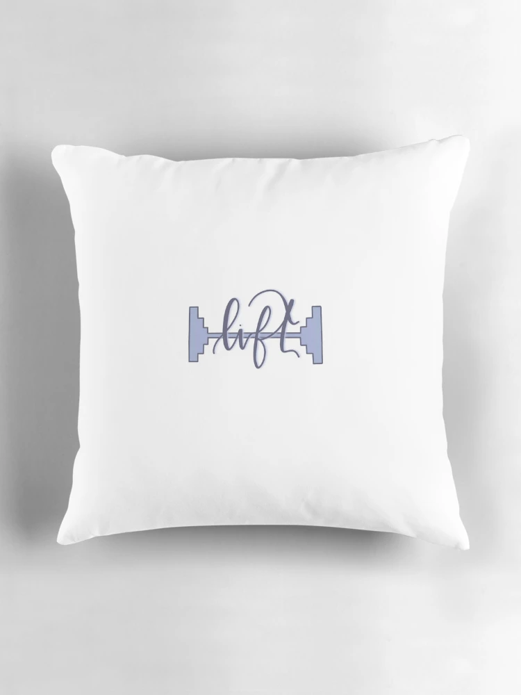 Thumbnail 3 of 4, Pillow, Lift Script designed and sold by Kallie Haritopoulos.