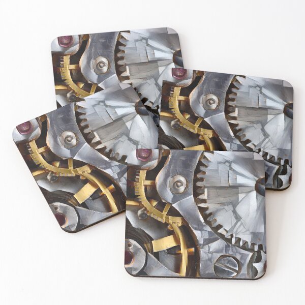 Item preview, Abstracted Engine Gears Painting designed and sold by Canavas.