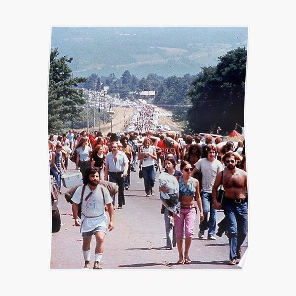 road to woodstock portrait Poster