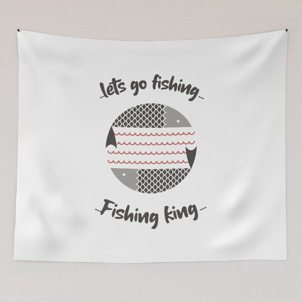 Item preview, LETS GO FISHING | FISHING KING designed and sold by Ashalcheema.