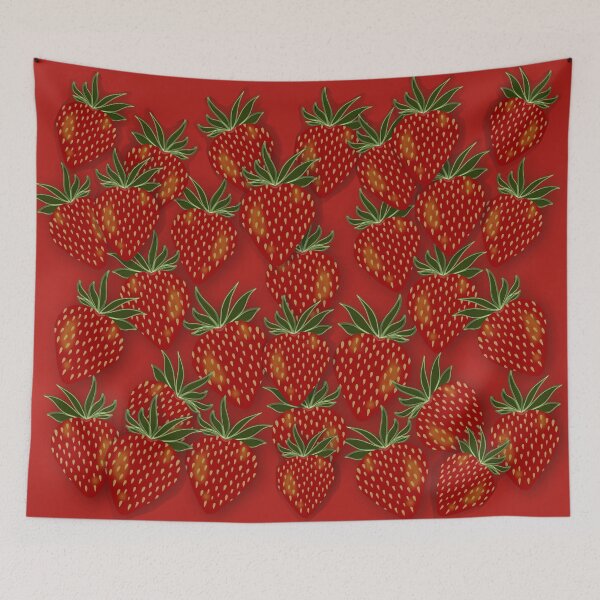 Item preview, Strawberries Wild designed and sold by 7WhiteOwls.