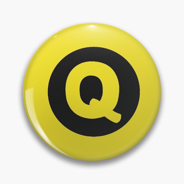 Item preview, letter q yellow designed and sold by ZiphGames.