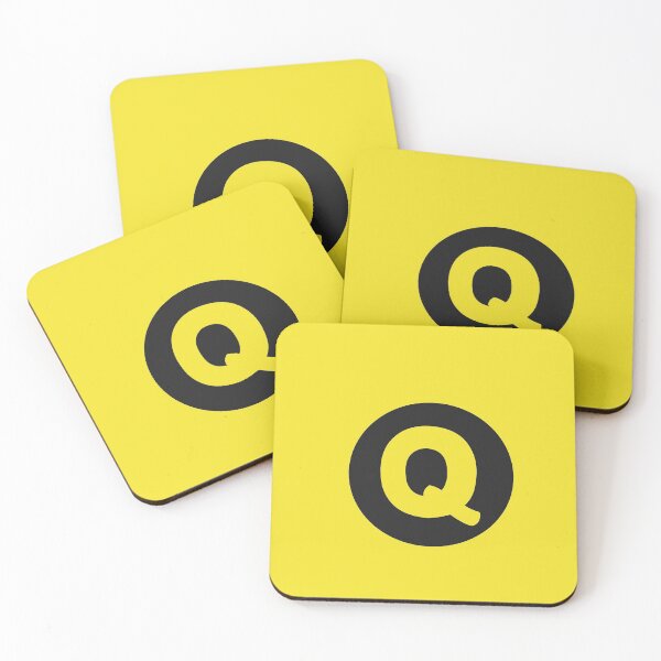 Item preview, letter q yellow designed and sold by ZiphGames.