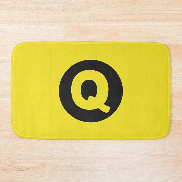 Item preview, letra q amarillo designed and sold by ZiphGames.