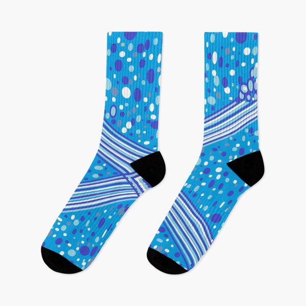 Item preview, Abstract blue and wihtie lines and circles! designed and sold by Art With Impact – Statement Art & Apparel for Deep Thinkers.