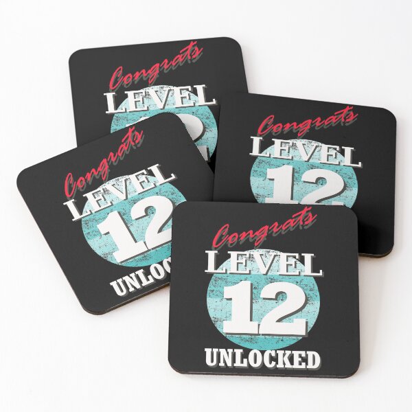 Item preview, Congrats Level 12 Unlocked designed and sold by Adisak-designs.