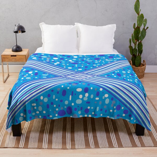 Item preview, Abstract blue and wihtie lines and circles! designed and sold by Art With Impact – Statement Art & Apparel for Deep Thinkers.