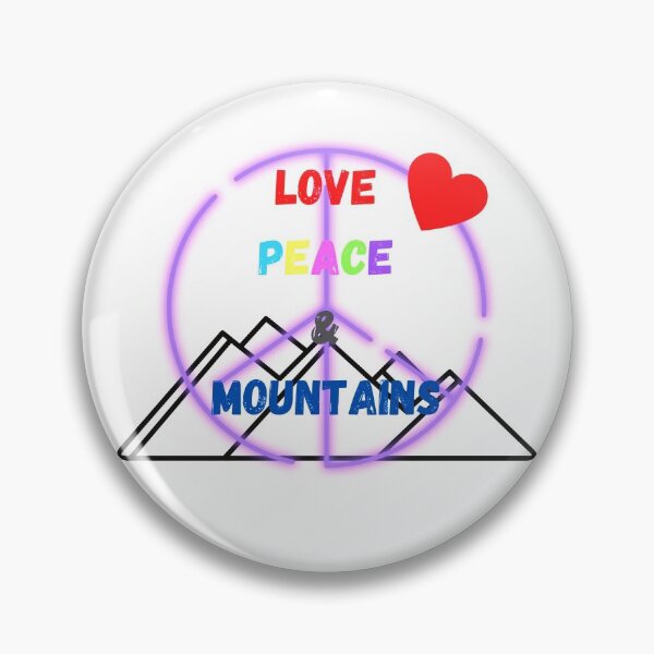 Item preview, Love, Peace, Mountains designed and sold by edgarallesch.