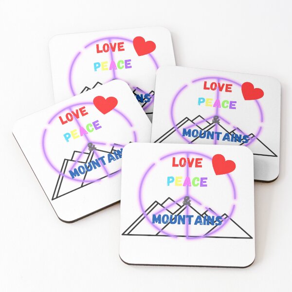 Item preview, Love, Peace, Mountains designed and sold by edgarallesch.