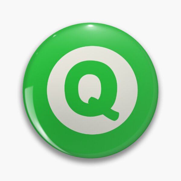 Item preview, letter q green designed and sold by ZiphGames.