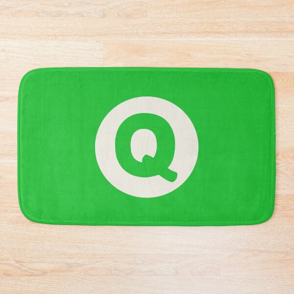 Item preview, letra q verde designed and sold by ZiphGames.