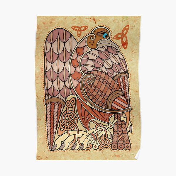 Celtic Bird Poster