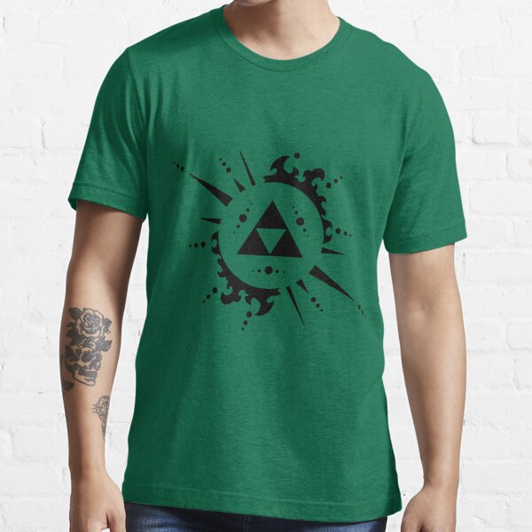 Triforce Black and White Essential T-Shirt