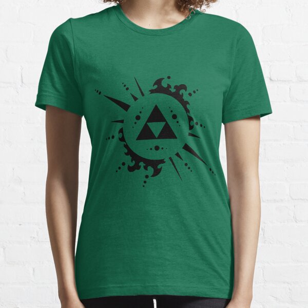 Triforce Black and White Essential T-Shirt