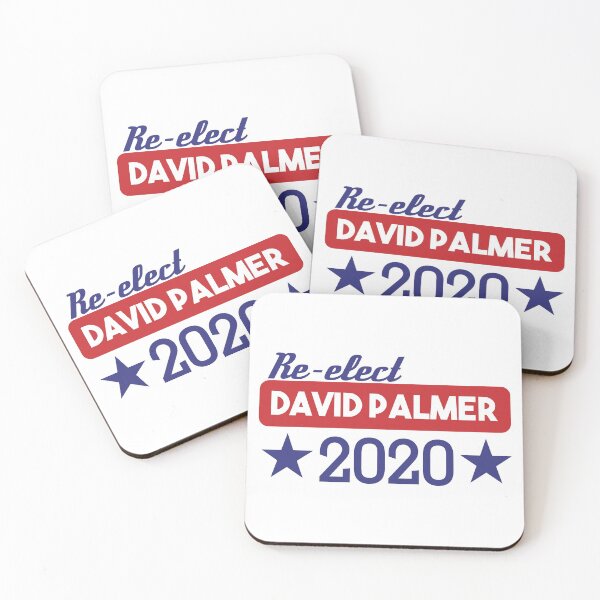 Item preview, Re-Elect David Palmer 2020 - Stars designed and sold by PsychicCatStore.