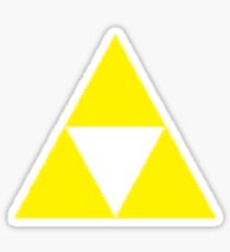 Triforce Badge Yellow Low Cost HQ Sticker