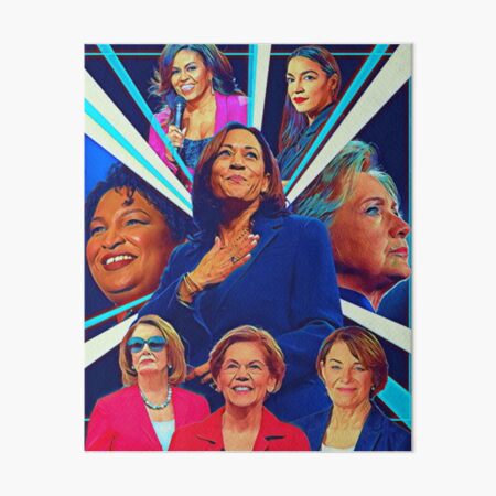 The Wonderful Women of the Democratic Party Art Board Print