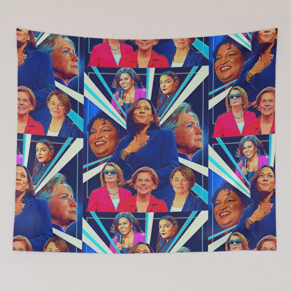 Item preview, The Wonderful Women of the Democratic Party designed and sold by HillaryPretty.