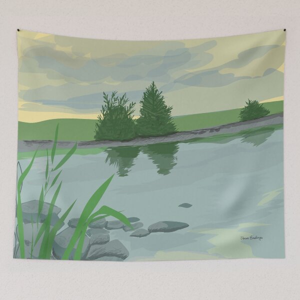Item preview, Lake side designed and sold by Venusgreetings.
