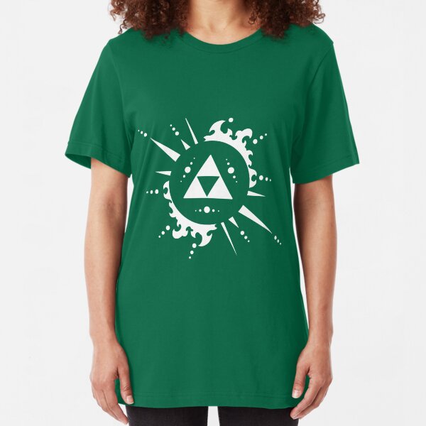 Triforce White Slim Fit T-Shirt