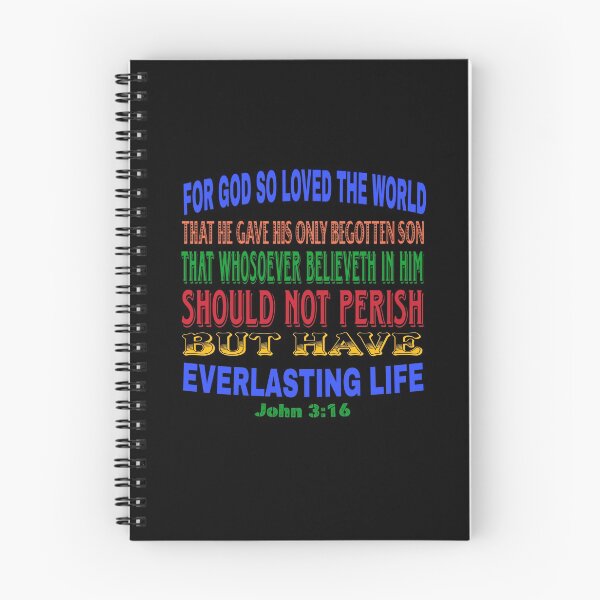 Item preview, Christian Bible Verse. John 3 v 16. For God So Loved... designed and sold by GraceTee.