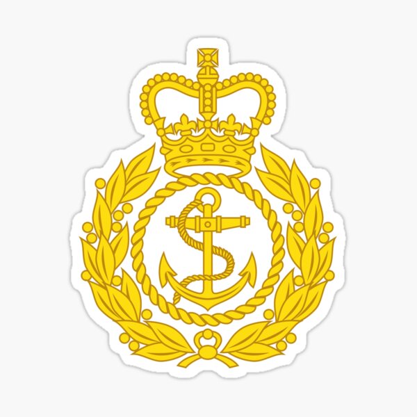 Royal Navy Sticker For Sale By Claudiatoman Redbubble