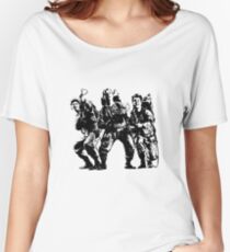 Ghostbusters Film Poster Silhouette Women's Relaxed Fit T-Shirt