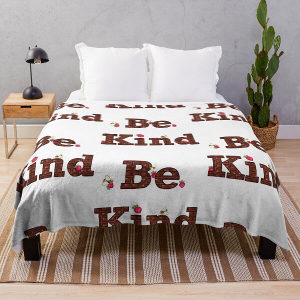 Artikelvorschau, Geschenke mit Bienenmotiv für Frauen, Männer und Kinder. Be kind Bee Kind geschrieben in Schokolade mit Erdbeeren und Bienen entworfen und verkauft von Artonmytee.