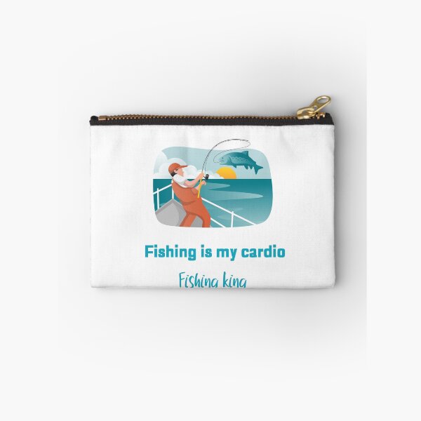 Item preview, FISHING IS MY CARDIO | FISHING KING designed and sold by Ashalcheema.