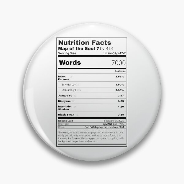Item preview, BTS MOTS 7 Album Nutrition 1 designed and sold by jookies.