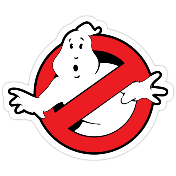 Original Ghostbusters Logo In Colour Stickers By Electricfield Redbubble 