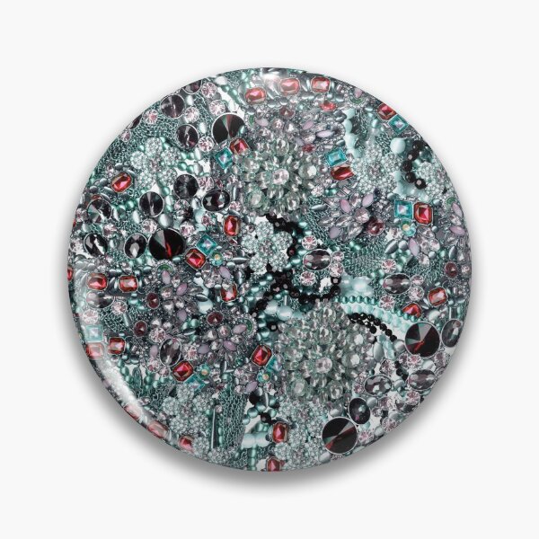 Item preview, Jewelry print, teal designed and sold by Lara Wolf.