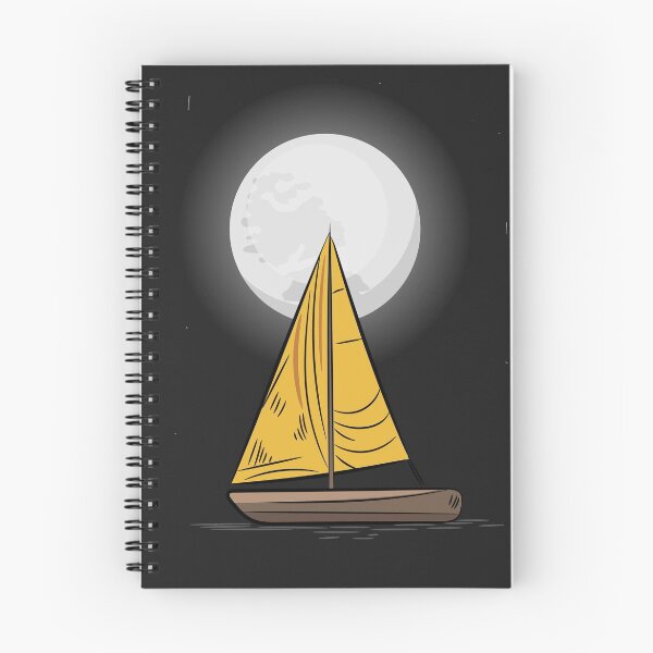 Item preview, Moon_Boat_Art designed and sold by Dwij 21.