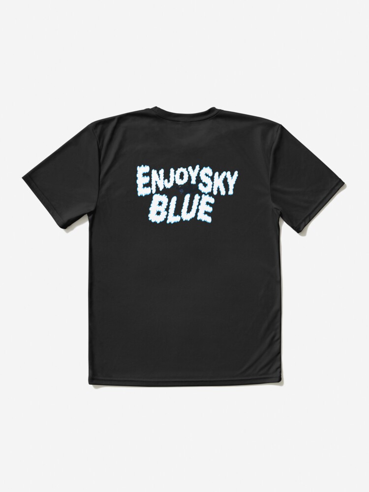 Enjoy Sky Blue Essential T-Shirt for Sale by RustyQuill