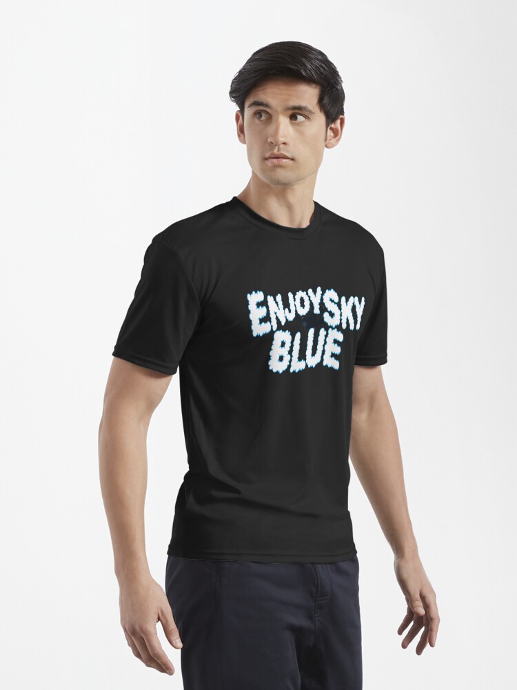 Enjoy Sky Blue Essential T-Shirt for Sale by RustyQuill