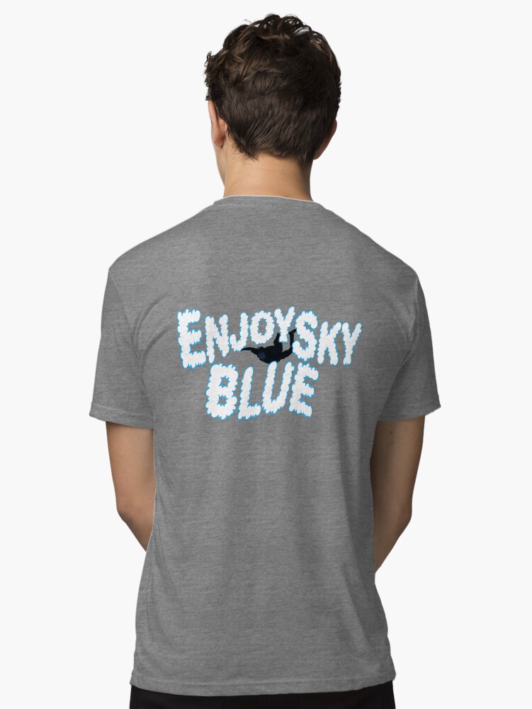 Enjoy Sky Blue Essential T-Shirt for Sale by RustyQuill