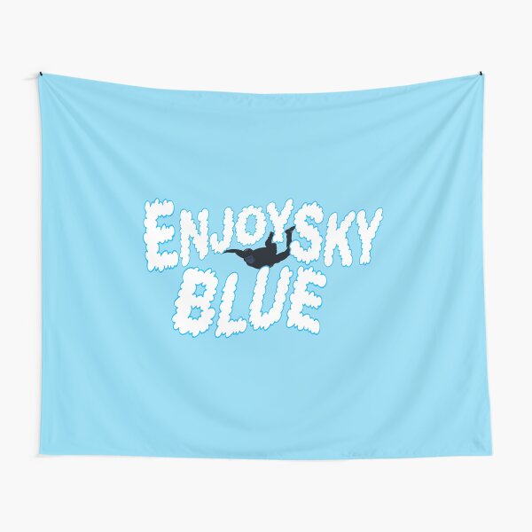 Enjoy Sky Blue Tapestry
