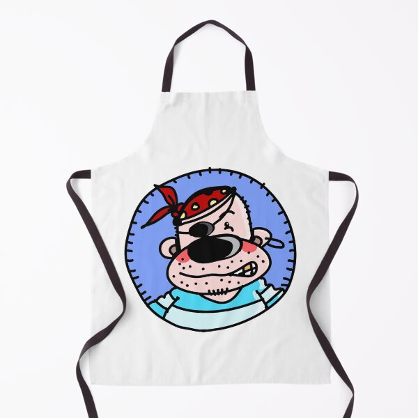 Item preview, Funny pirate with eye patch, headscarf and gold tooth designed and sold by chrisbears.